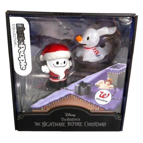 FISHER PRICE Little People The Nightmare Before Christmas two figure set, NEW - Picture 1 of 2